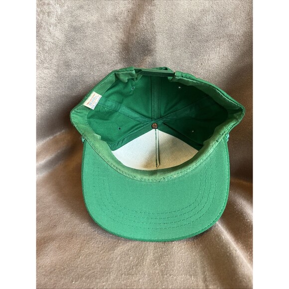 VTG Yupoong John Deere Hat Cap SnapBack Broken Smaller Size Farm Farming - Picture 9 of 13